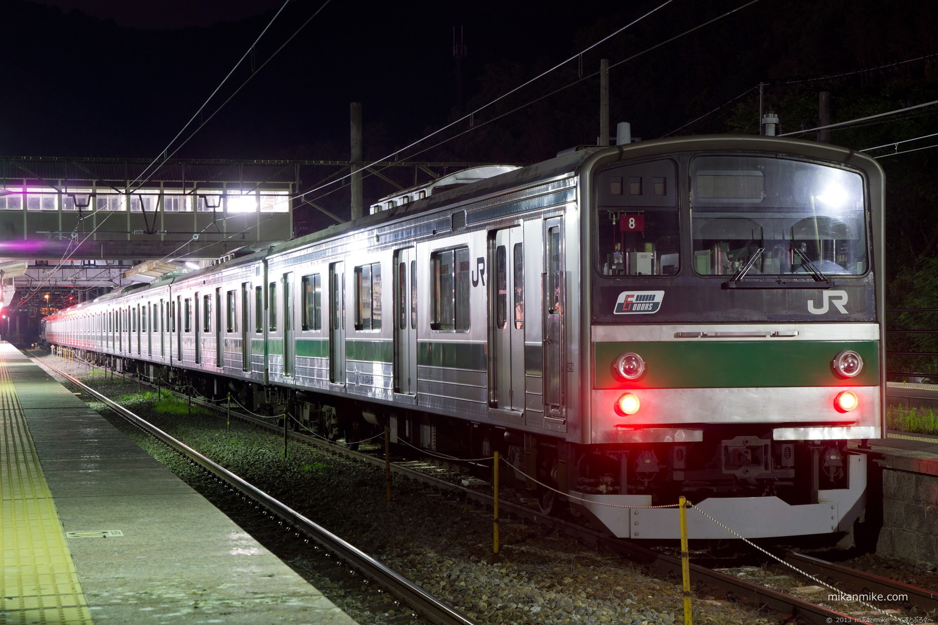 DSC07549 205系ハエ8編成(8両)+サハ205-172