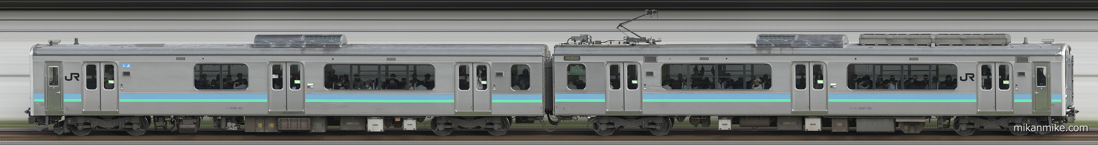 E127系A1編成、
クハE126-101、
クモハE127-101