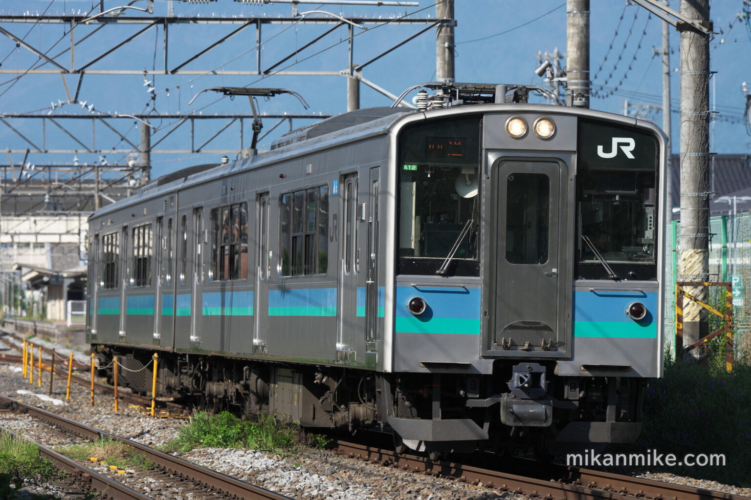 E127系A12編成、長野総合車両センターへ入場回送