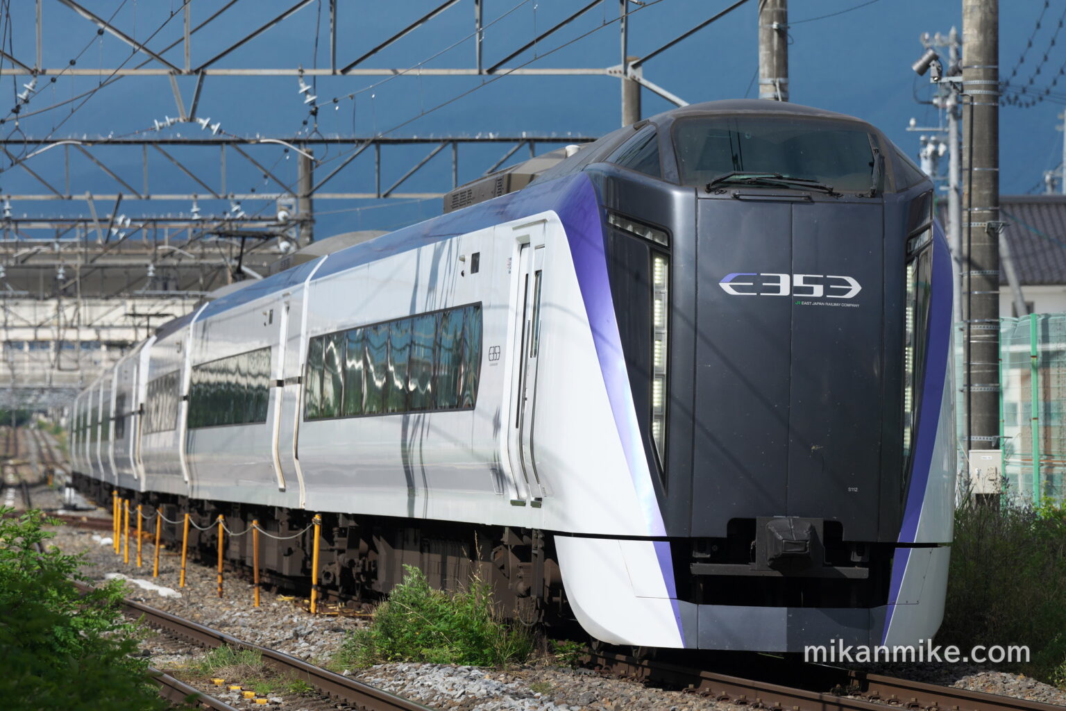 長野総合車両センターへ入場のため篠ノ井線を下り長野方面へ回送されるE353系S112編成